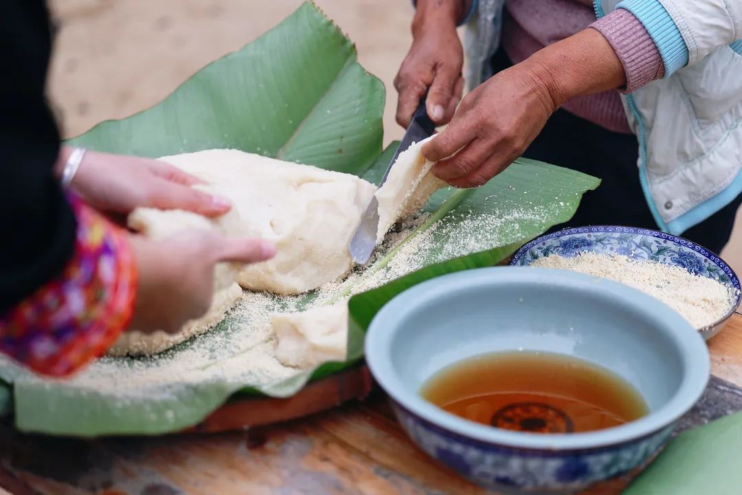 琼中山兰糯米糍粑